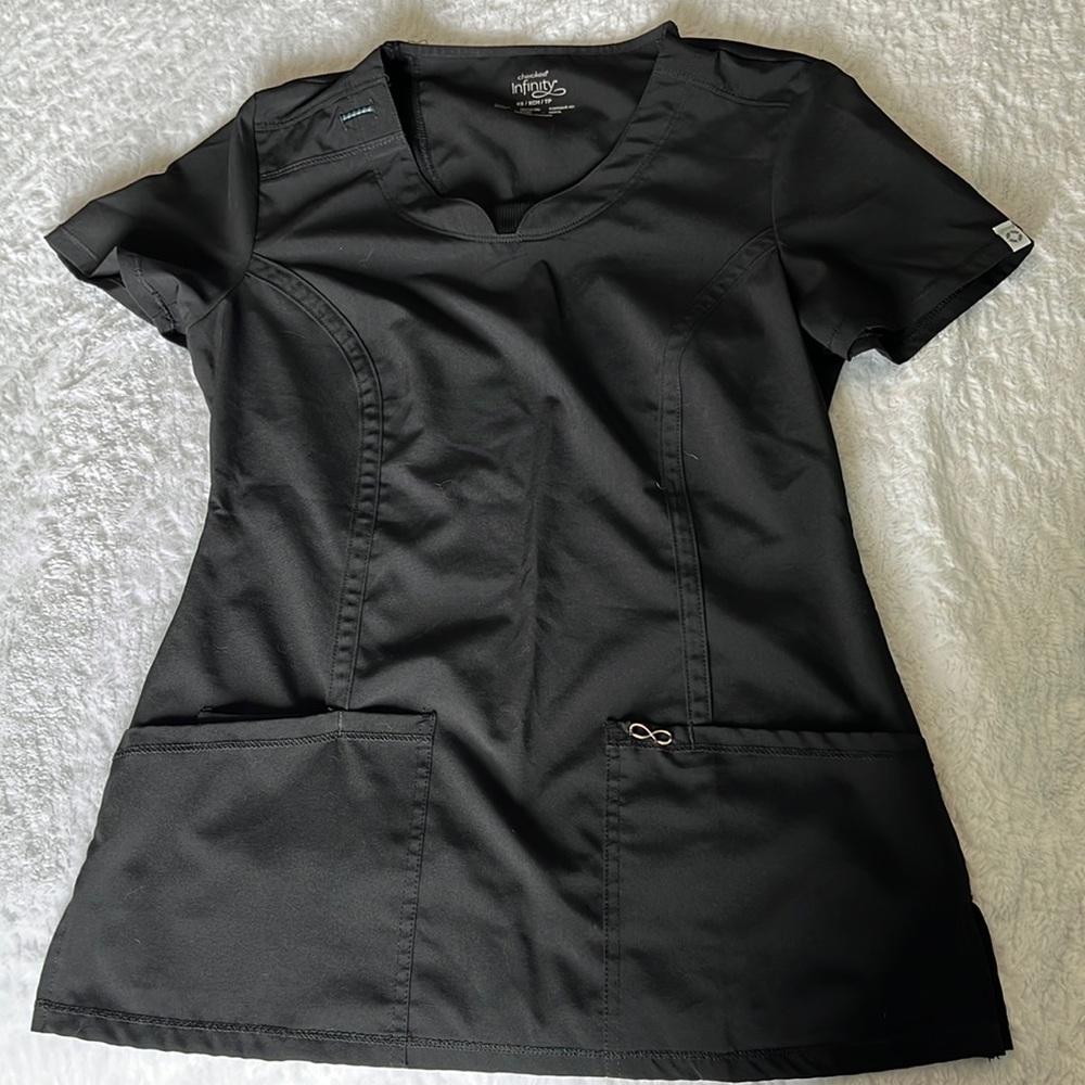 Cherokee Infinity Round Neck Scrub Top